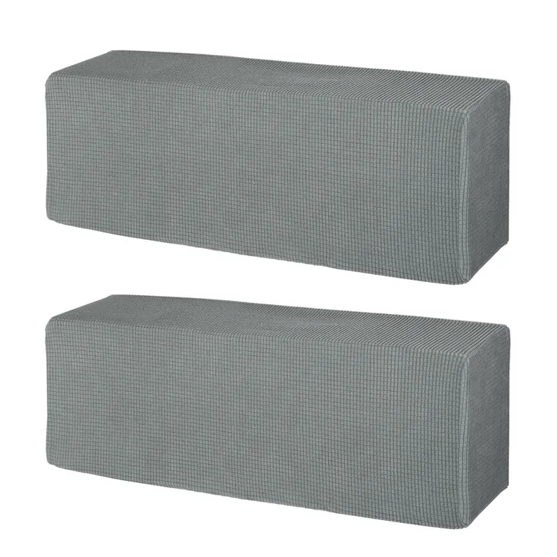 37" Air Conditioner Cover, 2 Pack Indoor AC Cover Knitted Dust Covers, Grey