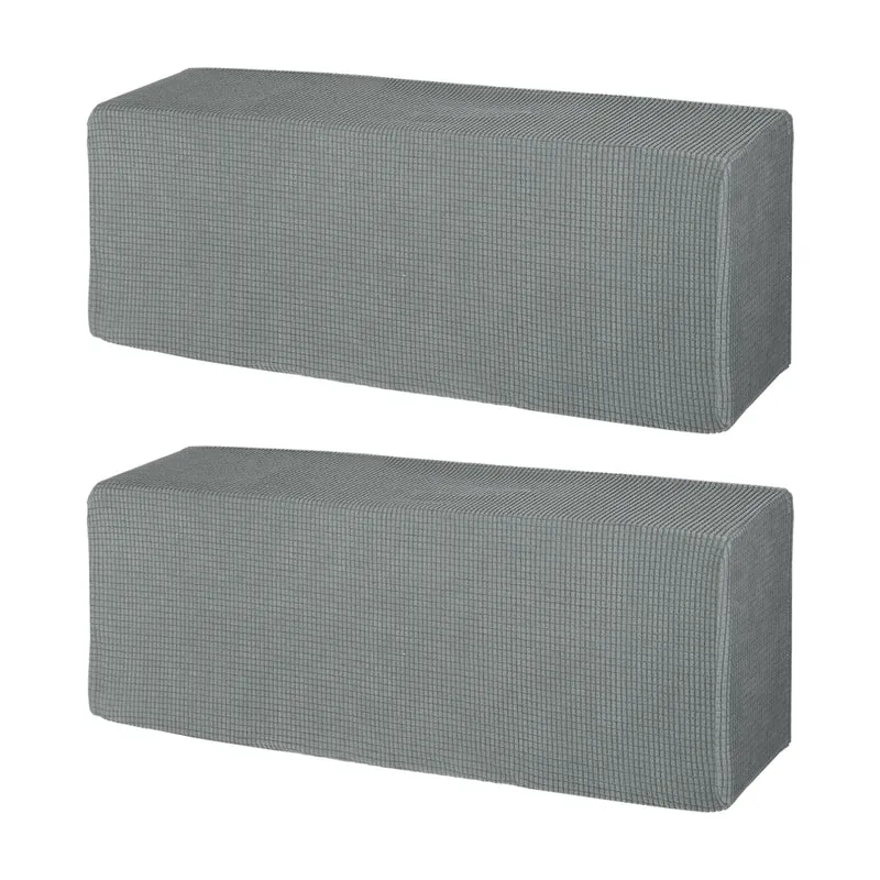 33.9" Air Conditioner Cover, 2 Pack Indoor AC Cover Knitted Dust Covers, Grey