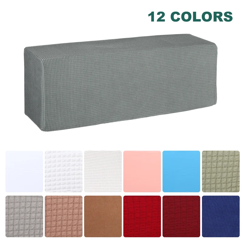 33.9" Air Conditioner Cover, 2 Pack Indoor AC Cover Knitted Dust Covers, Grey