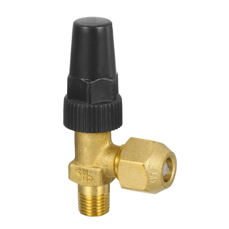 3/8" Flare x 1/4" NPT Male Angle Stop Valve Brass Right Angle Valve Fitting