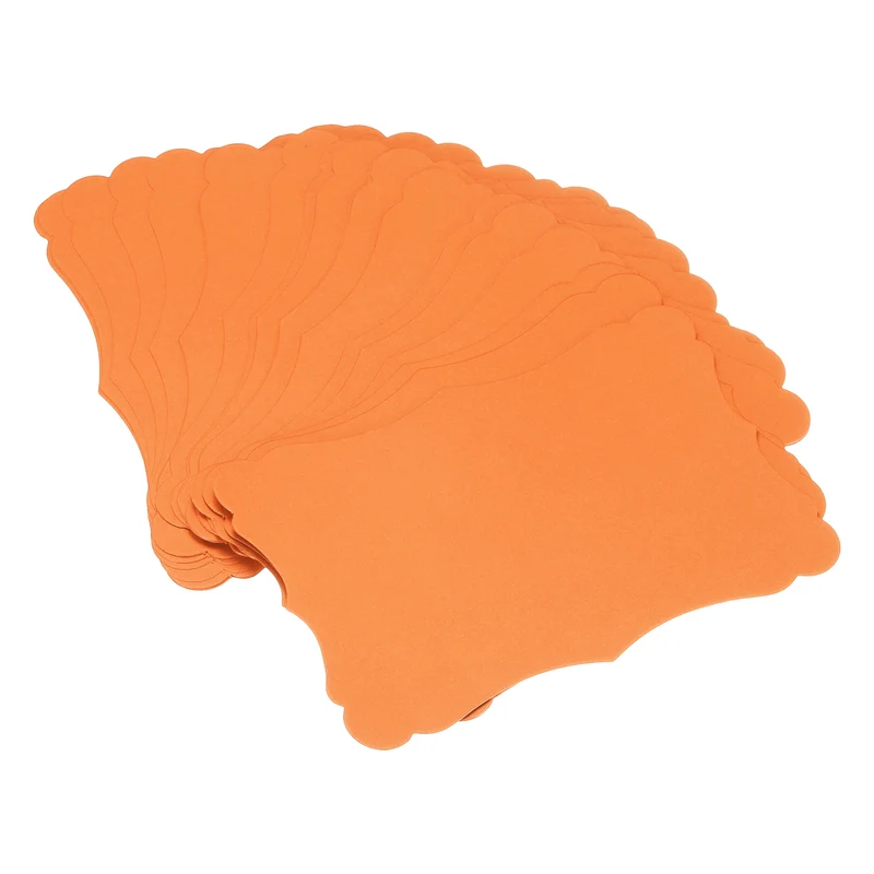 30Pcs Blank Kraft Cards Cardstock, 4x6 Inch Thick Cardstock Paper Orange