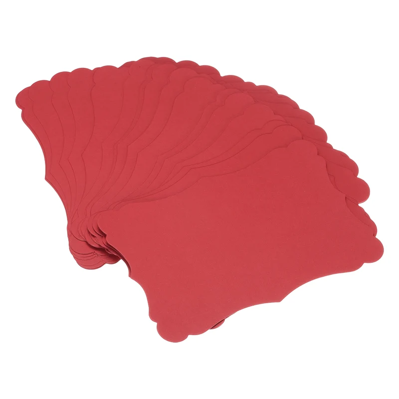 30Pcs Blank Kraft Cards Cardstock, 4x6 Inch Thick Cardstock Paper Red