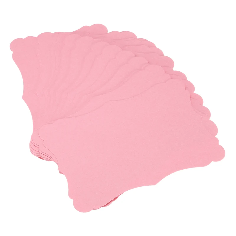 30Pcs Blank Kraft Cards Cardstock, 4x6 Inch Thick Cardstock Paper Pink