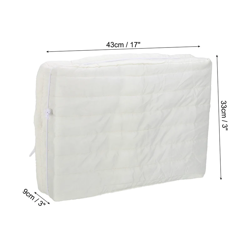 Indoor Air Conditioner Cover, 17x13x3" AC Unit Cover Double Insulation White