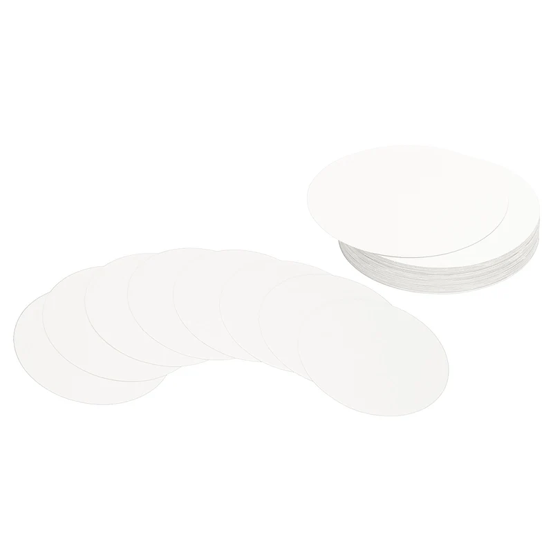 4inch Circle Card Stock, 36Pcs Round Shape Cutouts Paper, White