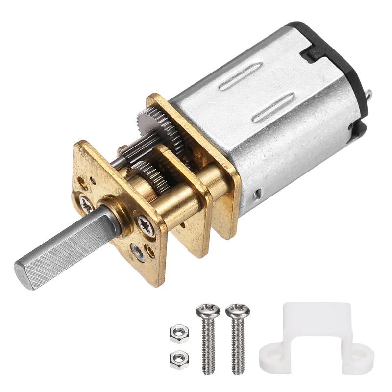 N20 Mini Micro Gear Motor Full Metal Gear DC 12V 4000RPM