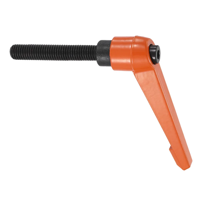 Clamping Lever Handles for Lathe, M12x70mm Male Thread Orange