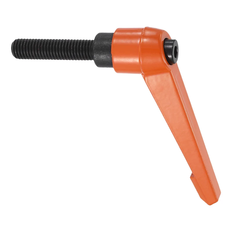 Clamping Lever Handles for Lathe, M12x50mm Male Thread Orange