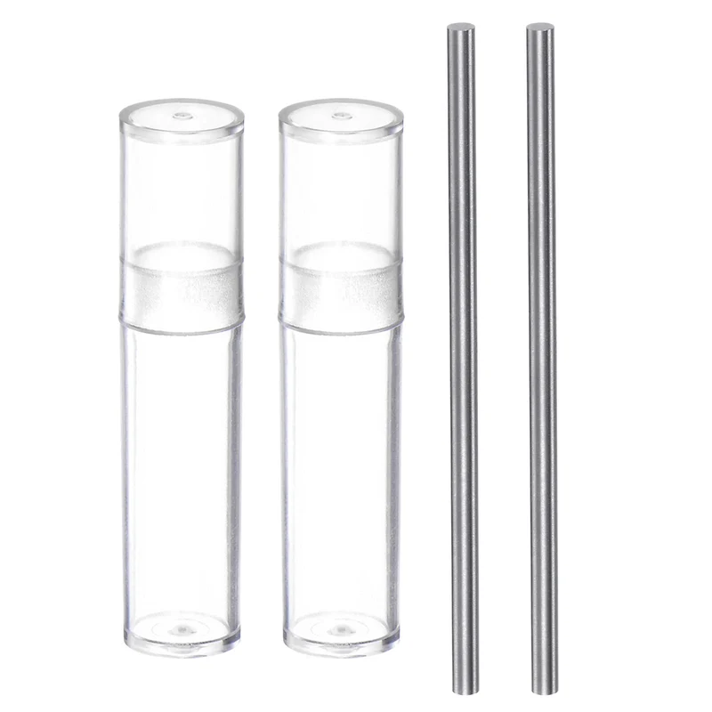 2pcs Class x Steel Pin Gage 2mm Dia Metric Tolerance 0.001mm Plug Gage Pins