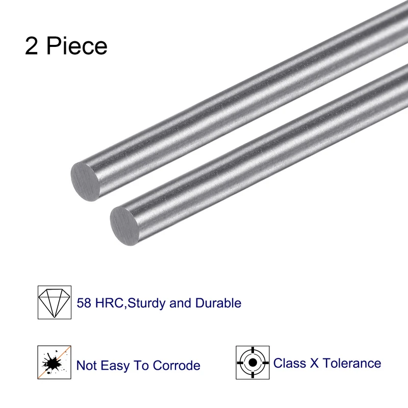 2pcs Class x Steel Pin Gage 1.92mm Dia Metric Tolerance 0.001mm Plug Gage Pins