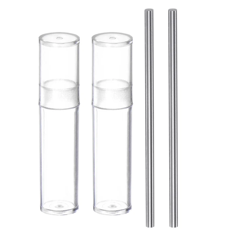 2pcs Class x Steel Pin Gage 1.90mm Dia Metric Tolerance 0.001mm Plug Gage Pins