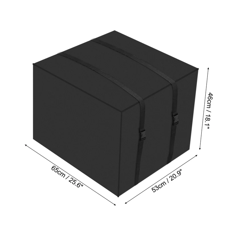 Air Conditioner Cover for Outside Units, 25x20x18 Inch Waterproof Window AC Unit Cover Winter Dustproof Outdoor Window AC Protection Covers for Outdoor, Black