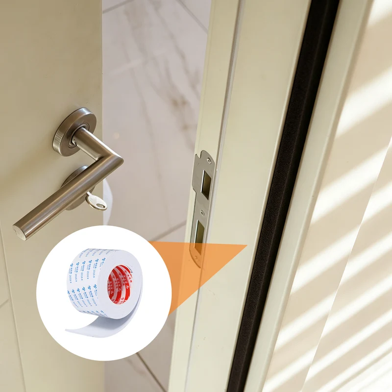2pcs Foam Tape 80mm W x 5mm t x 2M Weather Stripping White for Door Window