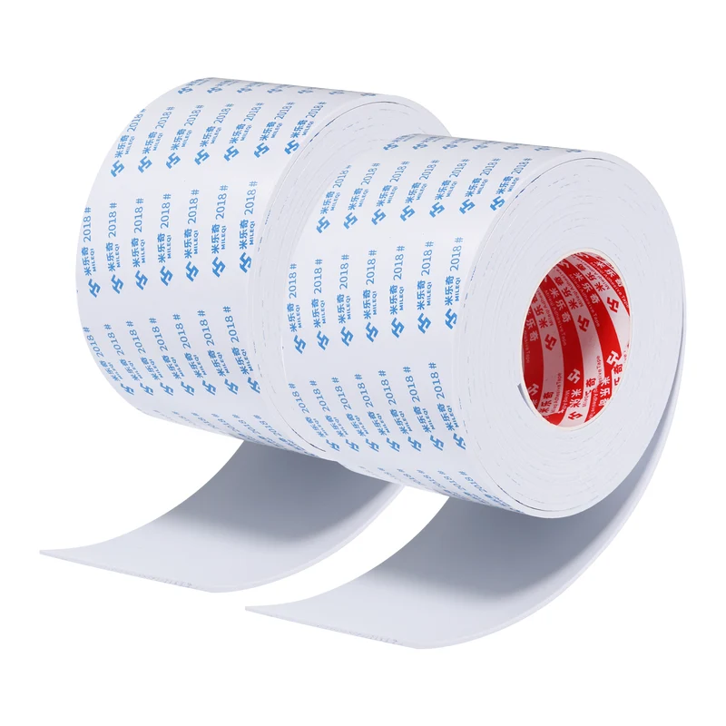 2pcs Foam Tape 100mm W x 3mm t x 5M Weather Stripping White for Door Window