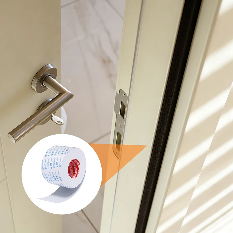 2pcs Foam Tape 100mm W x 3mm t x 5M Weather Stripping White for Door Window