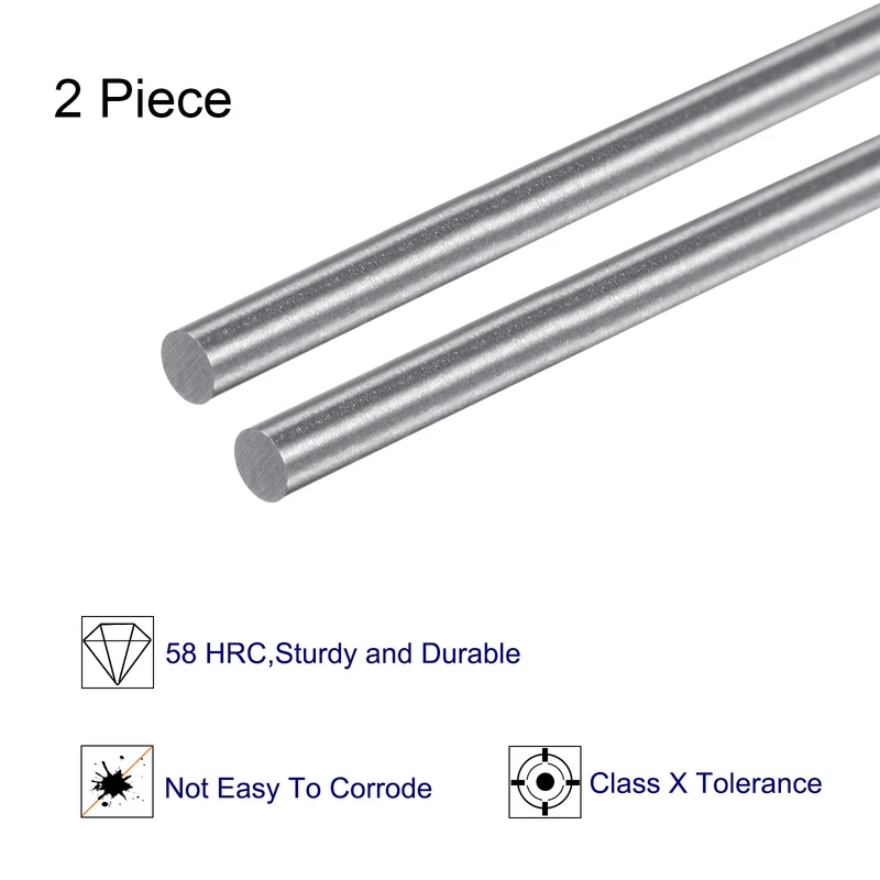 2pcs Class x Steel Pin Gage 1.70mm Dia Metric Tolerance 0.001mm Plug Gage Pins
