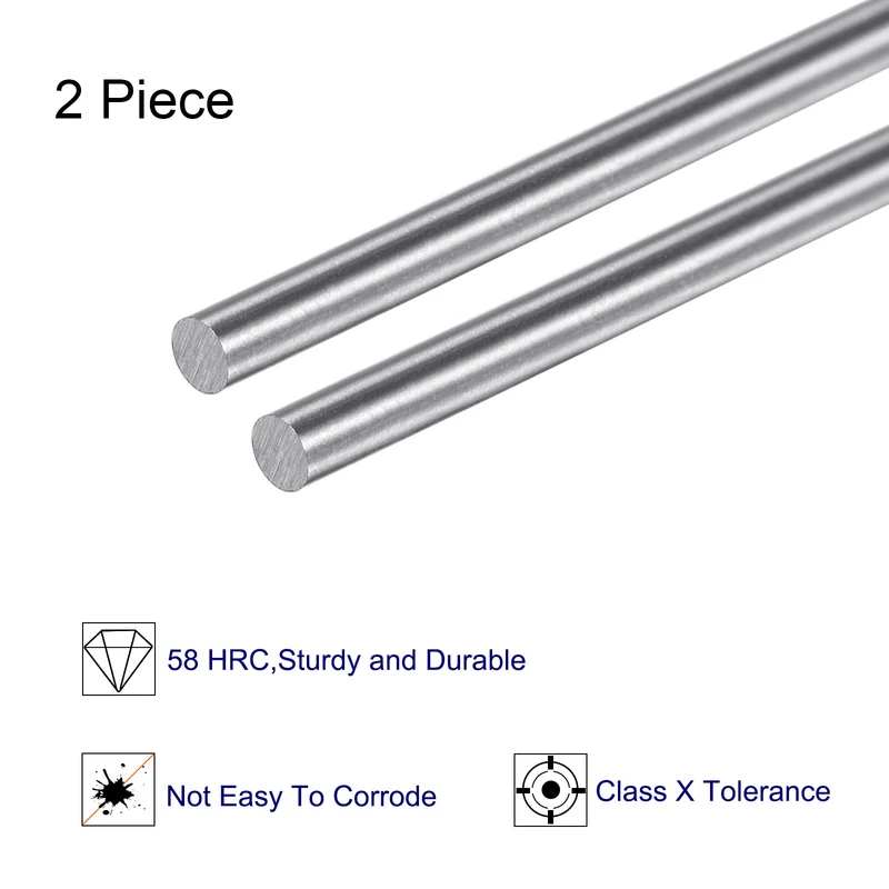 2pcs Class x Steel Pin Gage 1.58mm Dia Metric Tolerance 0.001mm Plug Gage Pins
