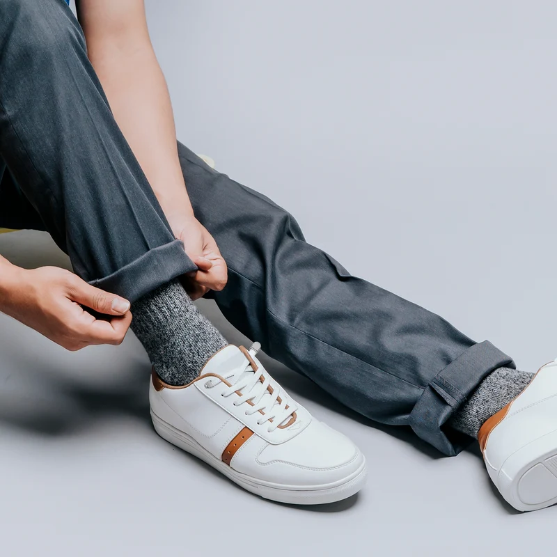 3Pairs No Tie Shoe Laces, Elastic Tieless Shoelaces with End Clips, Khaki