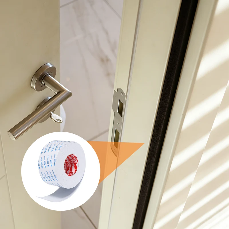 Foam Tape 80mm W x 3mm t x 5M Weather Stripping White for Door Window