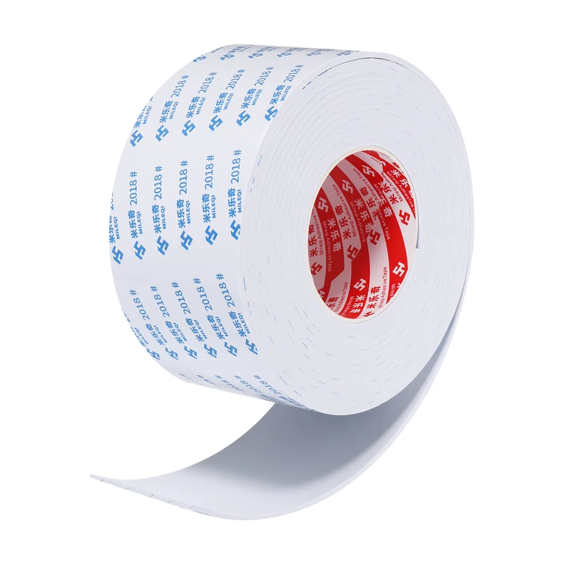 Foam Tape 60mm W x 3mm t x 5M Weather Stripping White for Door Window