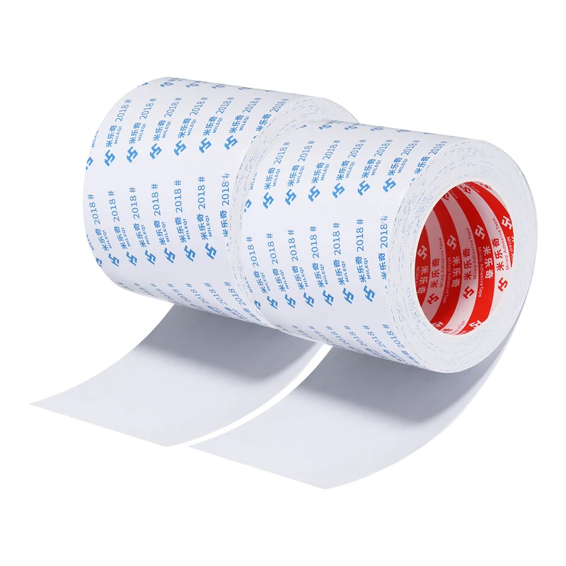 2pcs Foam Tape 100mm W x 1mm t x 5M Weather Stripping White for Door Window