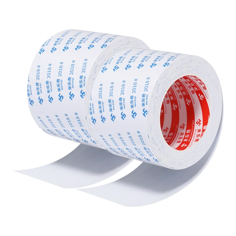 2pcs Foam Tape 80mm W x 1mm t x 5M Weather Stripping White for Door Window