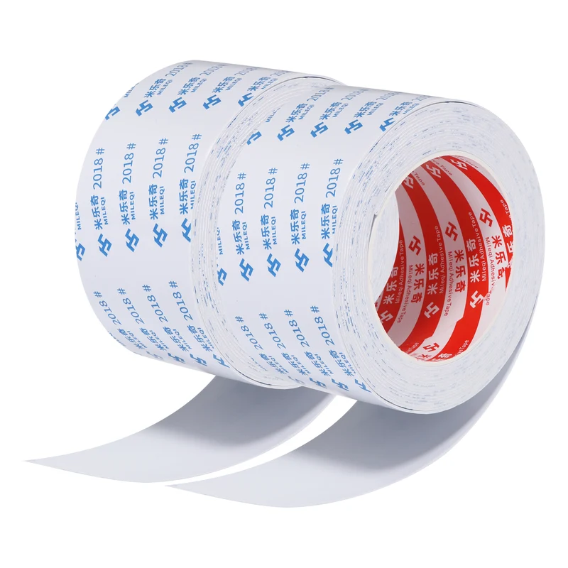 2pcs Foam Tape 60mm W x 1mm t x 5M Weather Stripping White for Door Window