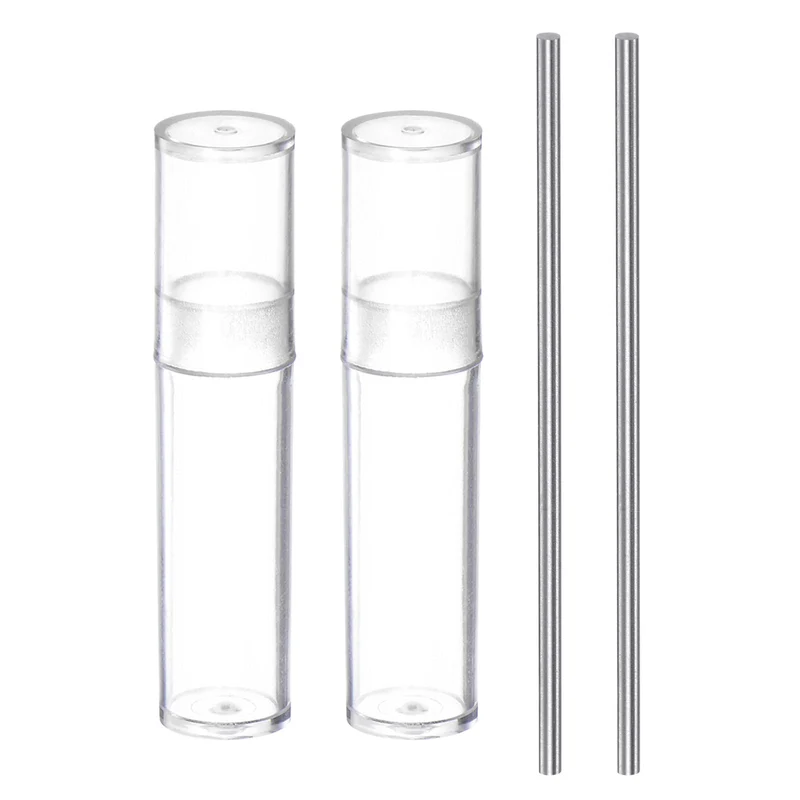 2pcs Class x Steel Pin Gage 1.55mm Dia Metric Tolerance 0.001mm Plug Gage Pins