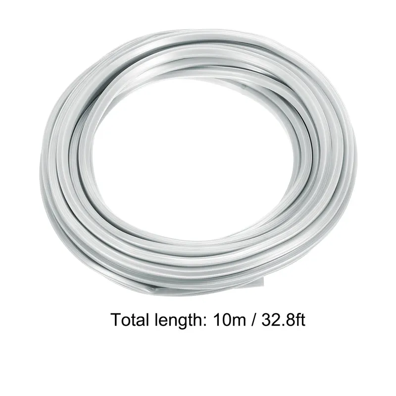 Aluminum Profile Slot Cover Flat Seal Silver 10M 8mm 3030 4040 Series