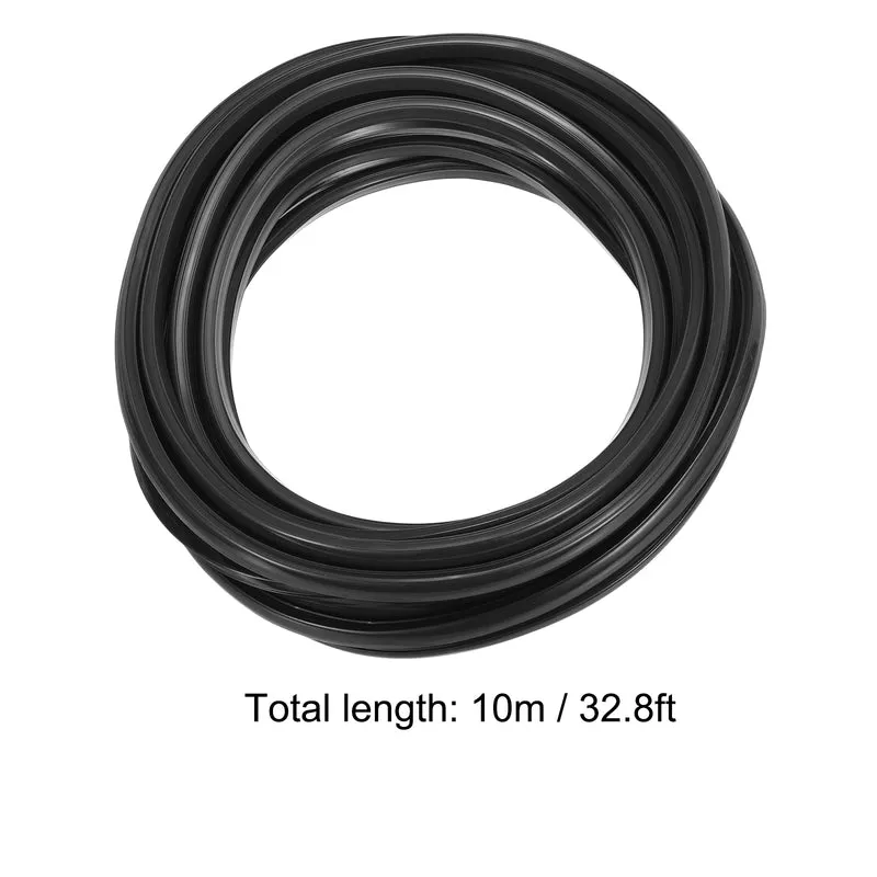 Aluminum Profile Slot Cover Flat Seal Black 10M 8mm 3030 4040 Series
