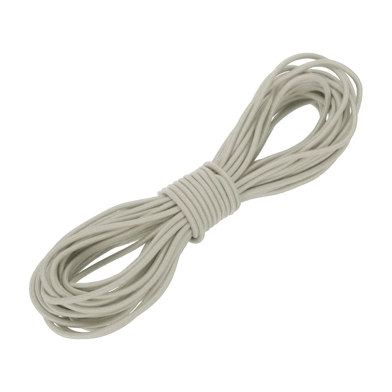 1/8" x 33' Elastic Bungee Cord, Bungee Shock Cord, Beige