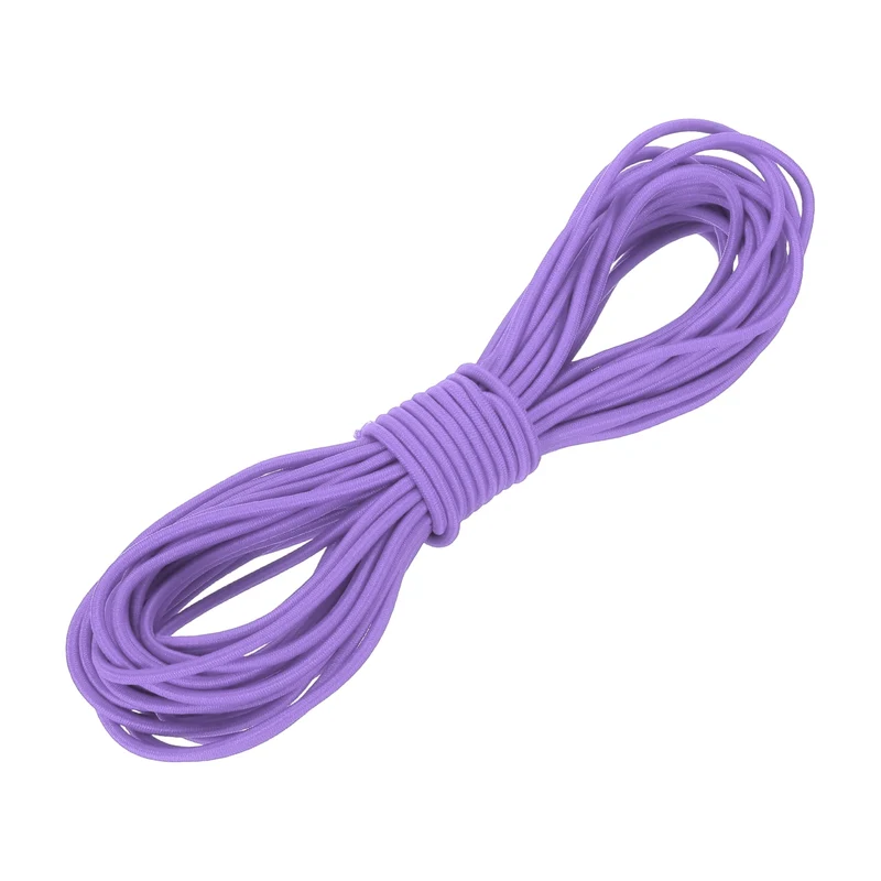 1/8" x 33' Elastic Bungee Cord, Bungee Shock Cord, Light Purple