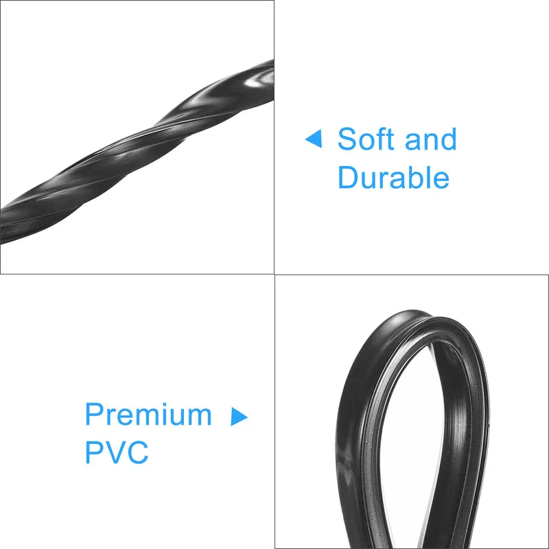 Aluminum Profile Slot Cover Flat Seal Black 3Meter 8mm 3030 4040 Series