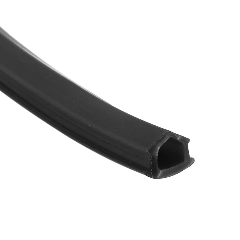 Aluminum Profile Slot Cover Flat Seal Black 10M 6mm 2020 Series