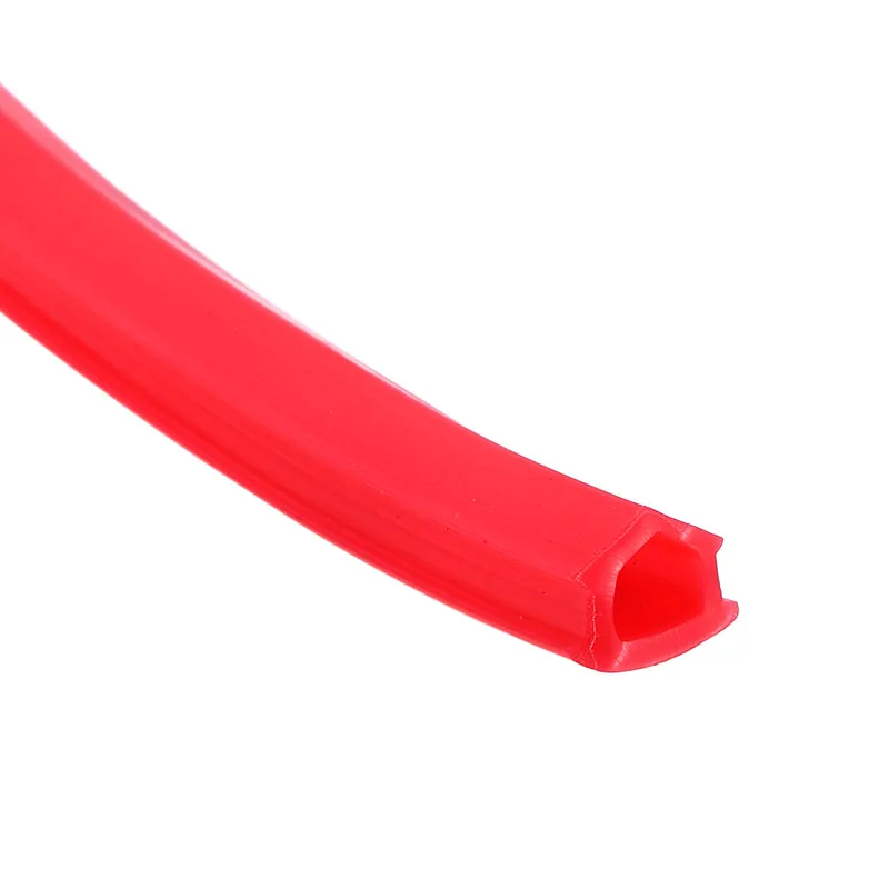 Aluminum Profile Slot Cover Flat Seal Red 3Meter 6mm 2020 Series