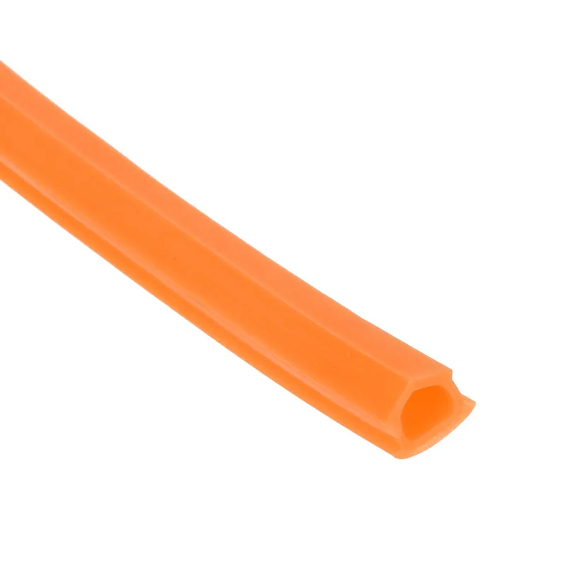 Aluminum Profile Slot Cover Flat Seal Orange 3Meter 6mm 2020 Series