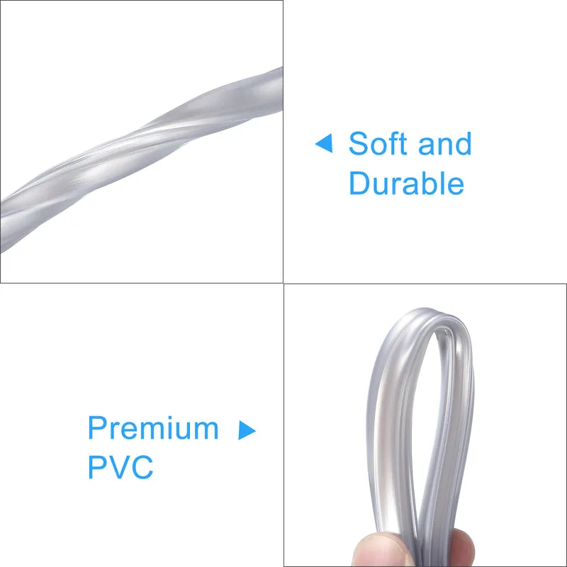 Aluminum Profile Slot Cover Flat Seal Silver Grey 9M 8mm 3030, 4040 Series 1Pcs
