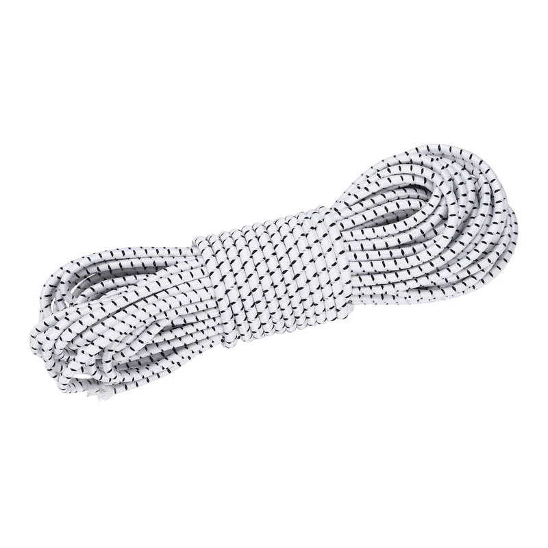 1/8 Inch Elastic Bungee Shock Cords 26 Feet Stretch String Rope, Dark Dot