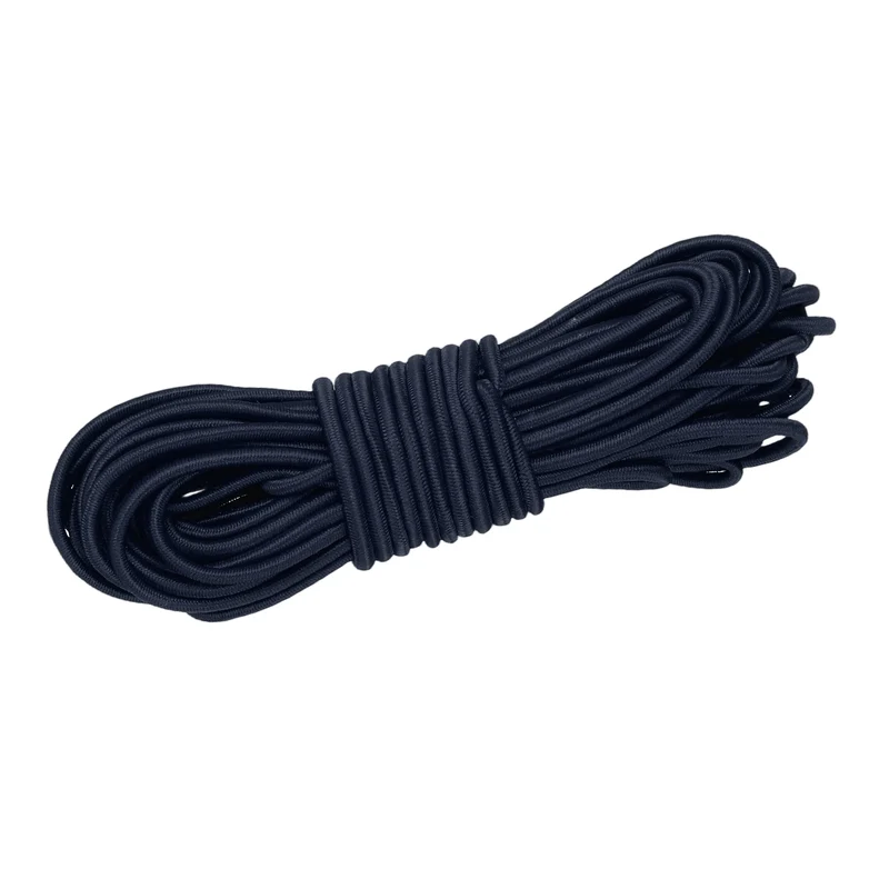 1/8 Inch Elastic Bungee Shock Cords 26 Feet Stretch String Rope, Dark Blue