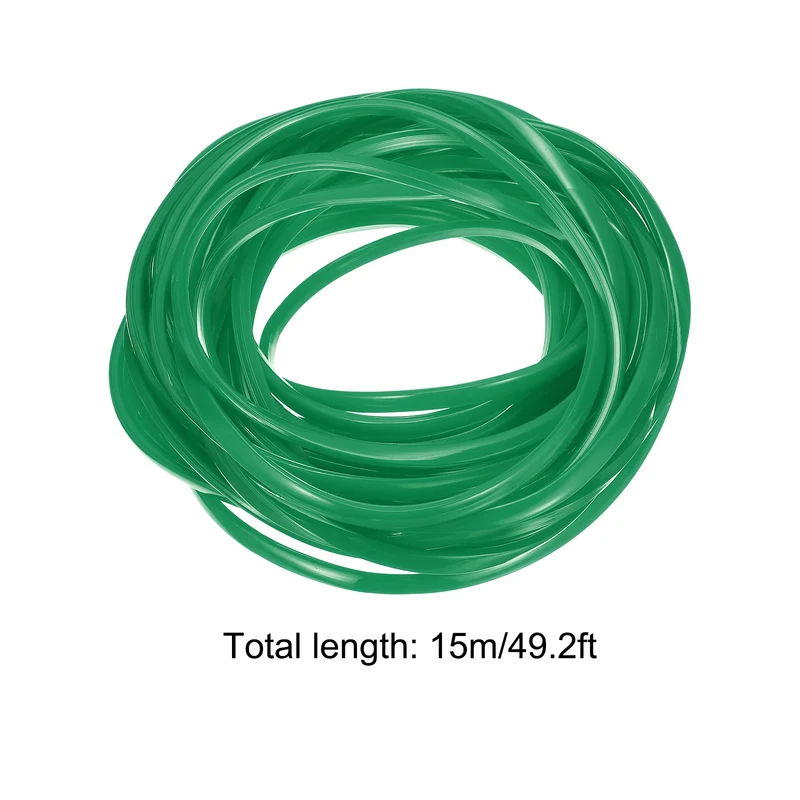 Aluminum Profile Slot Cover Flat Seal Green 12M 6mm 2020 Series 1Pcs