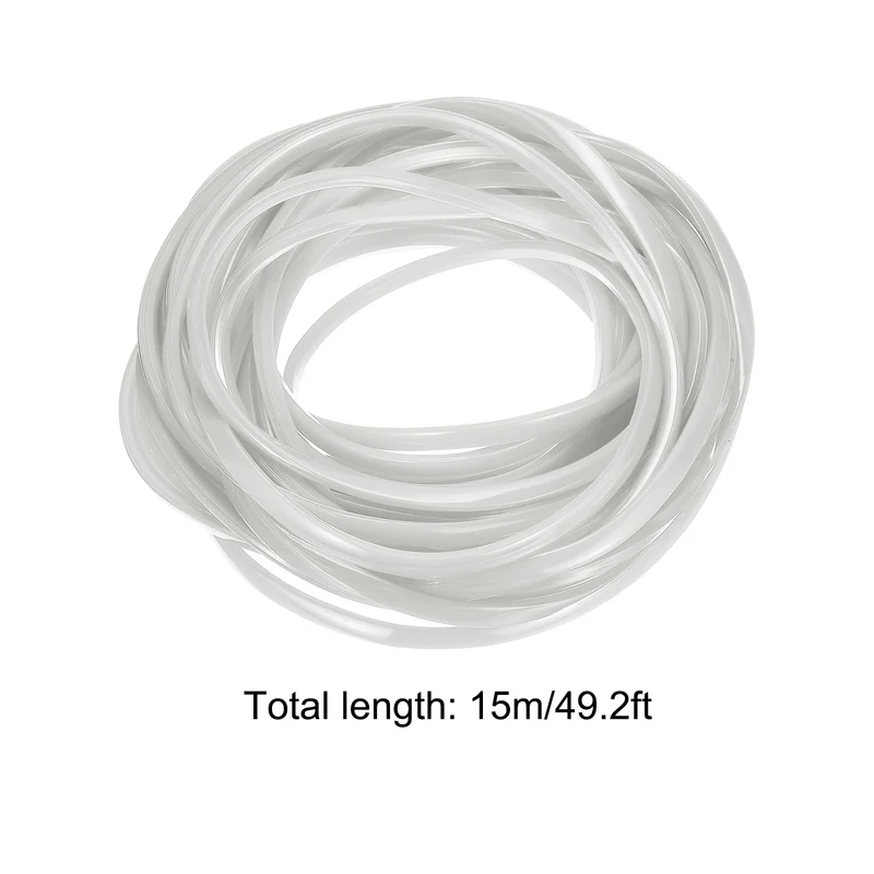 Aluminum Profile Slot Cover Flat Seal Silver 15M 6mm 2020 Series 1Pcs