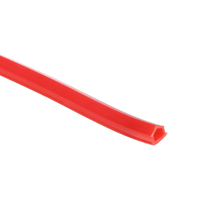 Aluminum Profile Slot Cover Flat Seal Red 12M 6mm 2020 Series 1Pcs