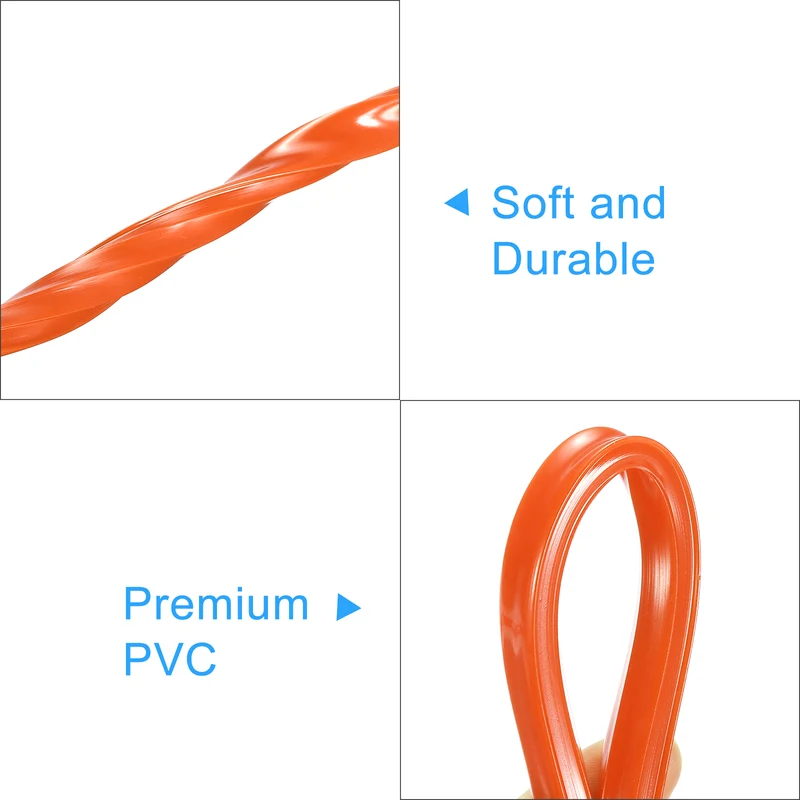 Aluminum Profile Slot Cover Flat Seal Orange 15M 6mm 2020 Series 1Pcs