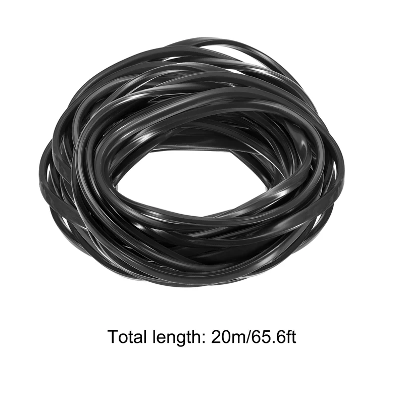 Aluminum Profile Slot Cover Flat Seal Black 20M 8mm 3030 4040 Series