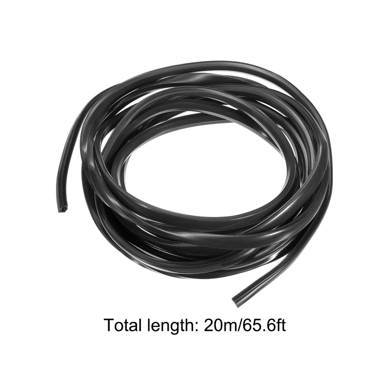 Aluminum Profile Slot Cover Flat Seal Black 5M 8mm 3030 4040 Series