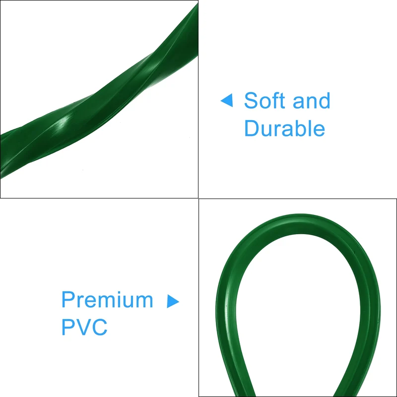 Aluminum Profile Slot Cover Flat Seal Green 8M 6mm 2020 Series