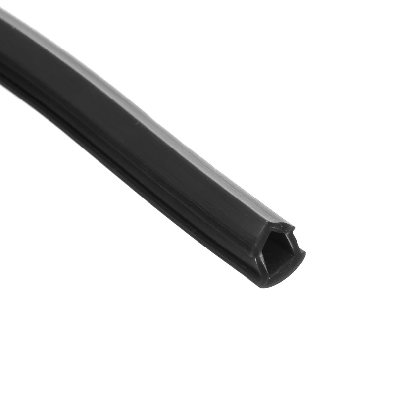 Aluminum Profile Slot Cover Flat Seal Black 5M 6mm 2020 Series