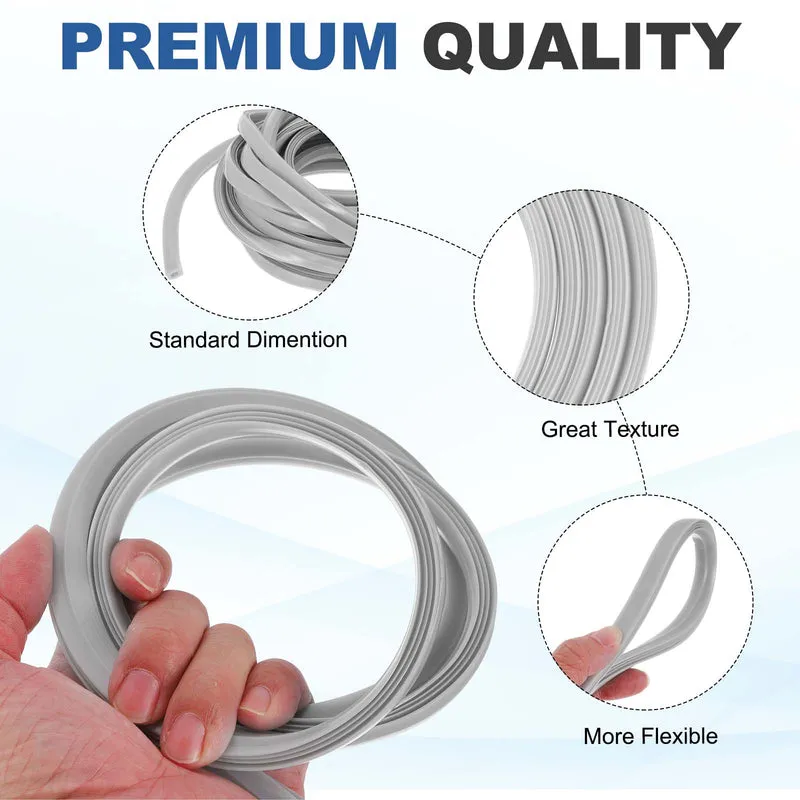 10m / 32.8ft Grey 10mm 4545, 5050 Aluminum t Slot Soft Cover Seal Pack of 1