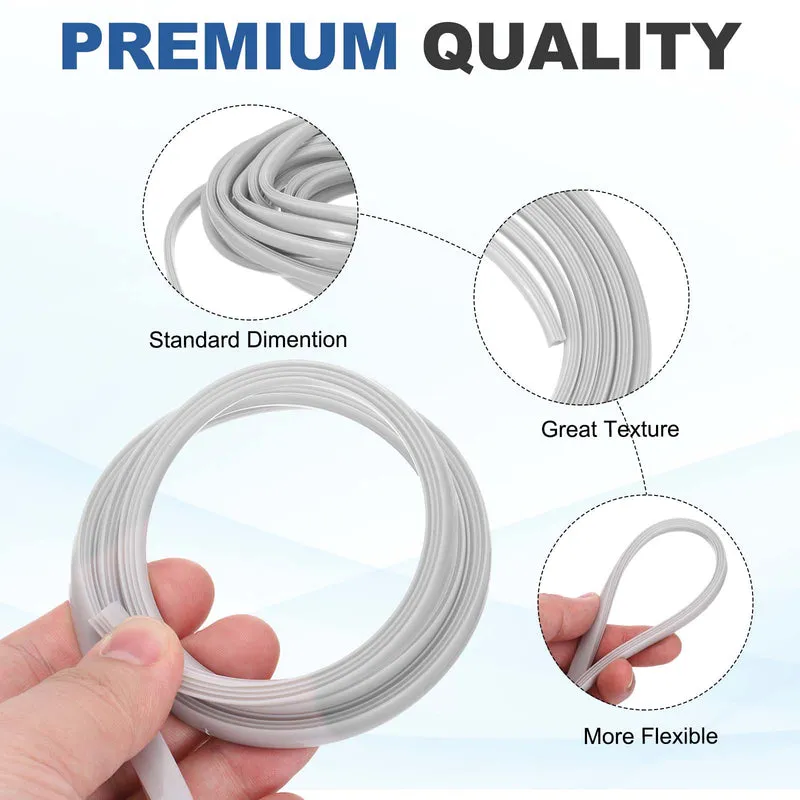 10m / 32.8ft Grey 8mm 3030, 4040 Aluminum t Slot Soft Cover Seal Pack of 1