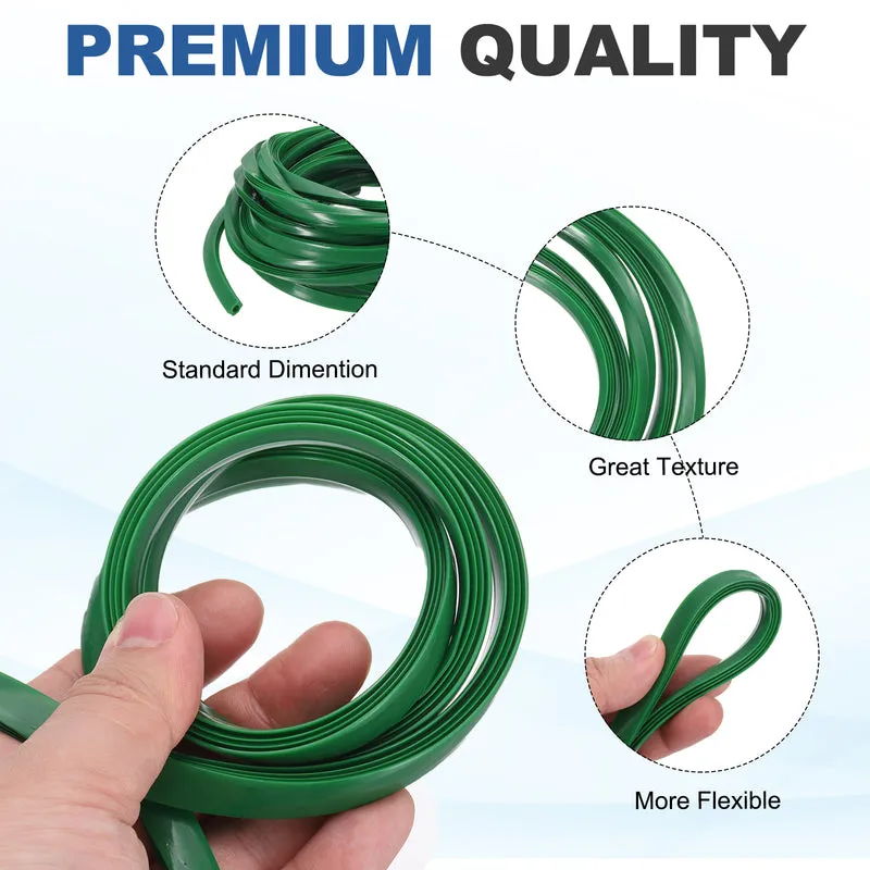 20m / 65.6ft Green 8mm 3030 4040 Aluminum T Slot Soft Cover Seal Pack of 1